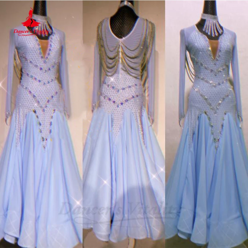 Modern Dance Dress Women Dance Performance Dress National Standard Ballroom Competition Costumes Customsized Waltz Skirts
Modern Dance Dress Women Dance Performance Dress National Standard Ballroom Competition Costumes Customsized Waltz Skirts