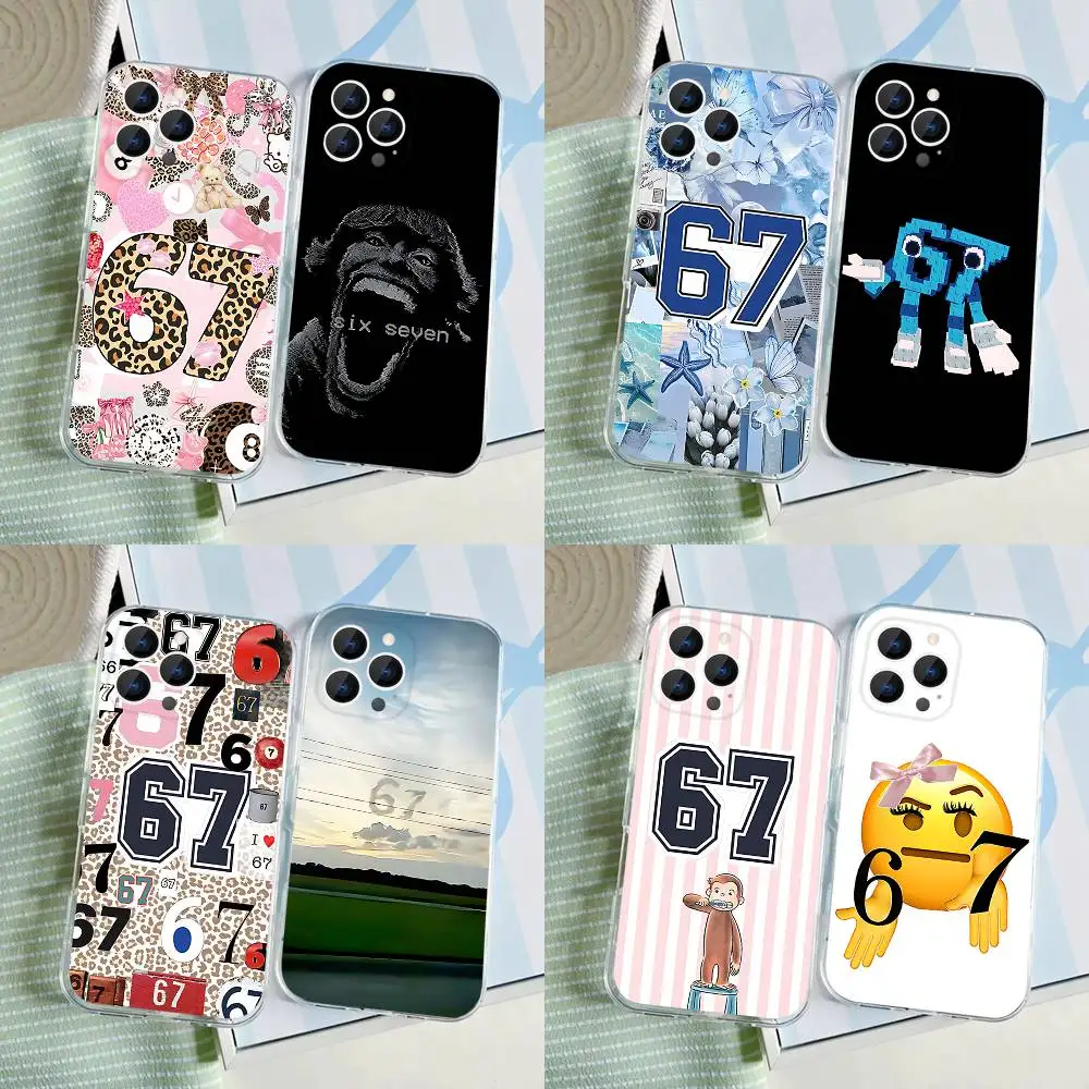 67 six seven Phone Case For iPhone 17,16,15,14,13,12,11 Pro,Max,Plus,X,XS,XR,SE4,E Mini Transparent Soft Cover
67 six seven Phone Case For iPhone 17,16,15,14,13,12,11 Pro,Max,Plus,X,XS,XR,SE4,E Mini Transparent Soft Cover