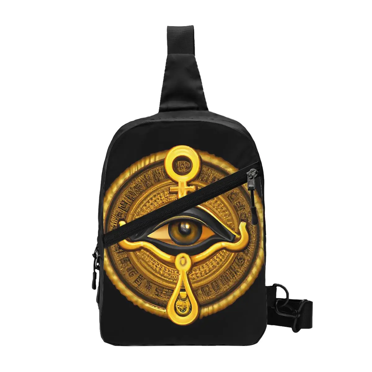 Egyptian Eye Of Horus Chest Bag Men Sling Crossbody Backpack Chest Bag Traveling Hiking Daypack Shoulder Bag
Egyptian Eye Of Horus Chest Bag Men Sling Crossbody Backpack Chest Bag Traveling Hiking Daypack Shoulder Bag