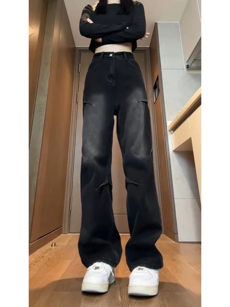 American Retro Workwear Jeans Men's Extended High Waist Teenage Thin Tall Pants Leg Lengthening Straight Leg Wide Leg Pants
American Retro Workwear Jeans Men's Extended High Waist Teenage Thin Tall Pants Leg Lengthening Straight Leg Wide Leg Pants