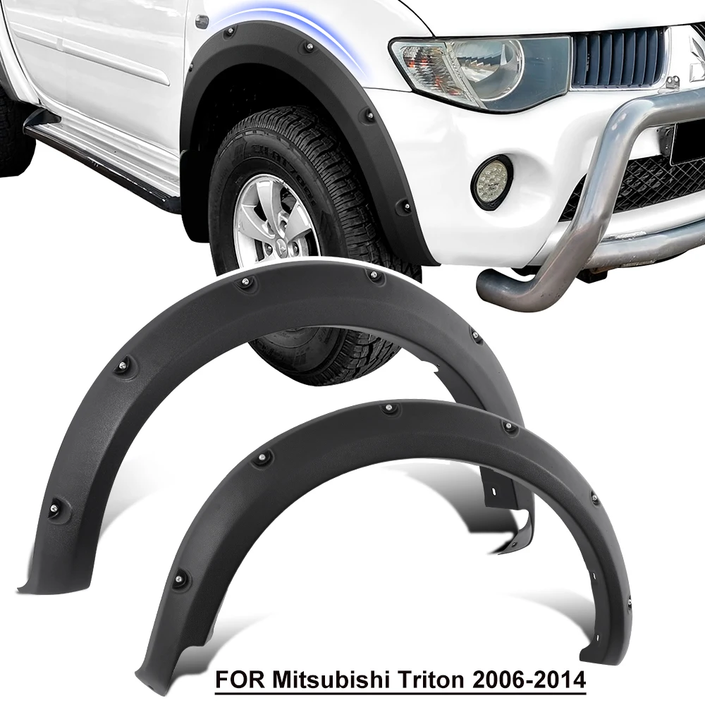 2PCS Front Fender Flares Kit Wheel Arch for Mitsubishi Triton 2006-2014 GLX GLX-R Mudguards Black Guard Cover Trim Widen 25mm
2PCS Front Fender Flares Kit Wheel Arch for Mitsubishi Triton 2006-2014 GLX GLX-R Mudguards Black Guard Cover Trim Widen 25mm