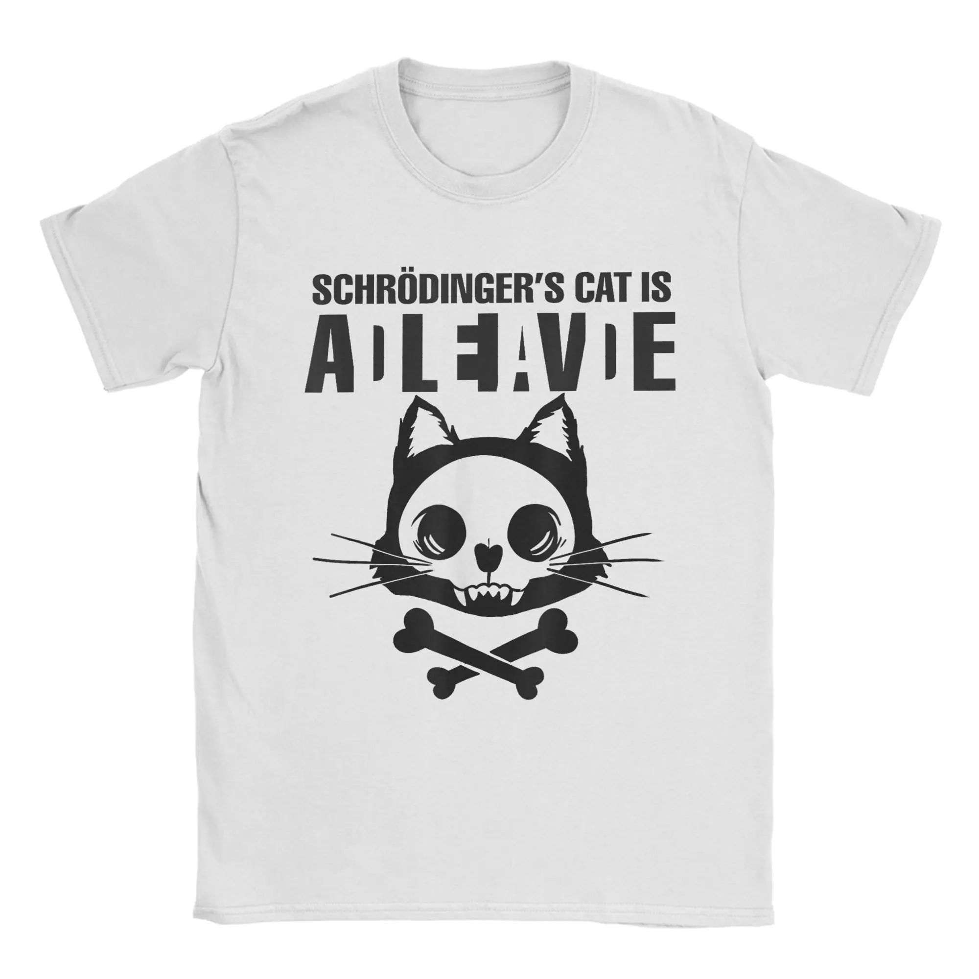 Funny Schrodinger's Cat is Dead and Alive T Shirt Men Pure Cotton Funny T-Shirt Crewneck Paradox Tees Short Sleeve Clothes 6XL
Funny Schrodinger's Cat is Dead and Alive T Shirt Men Pure Cotton Funny T-Shirt Crewneck Paradox Tees Short Sleeve Clothes 6XL