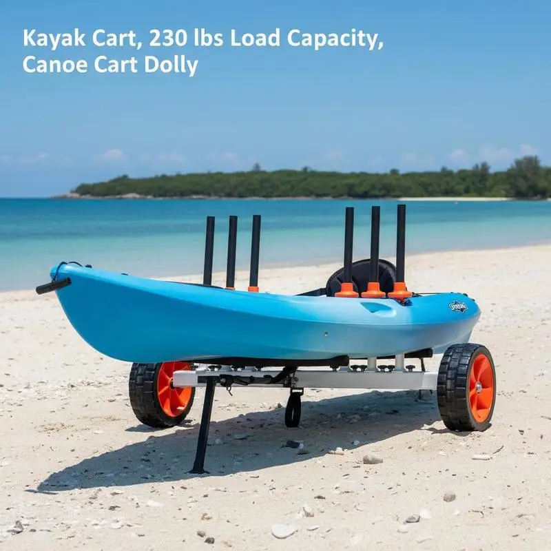 Canoe Carrier Dolly 10-inch Solid PU Tires For Lake River Beach 230 lbs Capacity Kickstand Support Quick Assembly Disassembly Paddle Board Trolley Kayaks Canoes Paddleboards Accessory
Canoe Carrier Dolly 10-inch Solid PU Tires For Lake River Beach 230 lbs Capacity Kickstand Support Quick Assembly Disassembly Paddle Board Trolley Kayaks Canoes Paddleboards Accessory