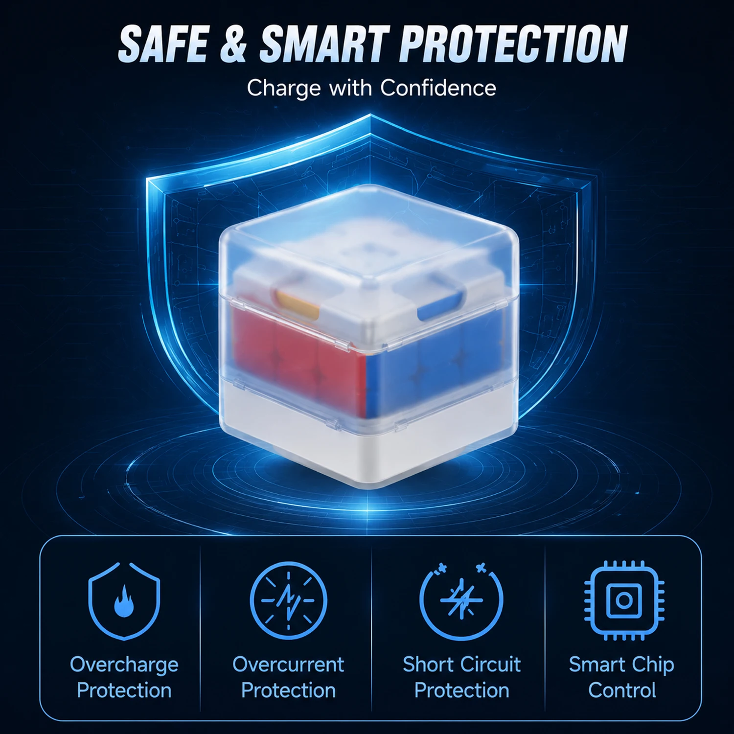 Portable Magnetic Charging Box for GAN 16 Ui 12 Ui Mini Ui Smart Cube Power Bank Charger Case Accessories
Portable Magnetic Charging Box for GAN 16 Ui 12 Ui Mini Ui Smart Cube Power Bank Charger Case Accessories