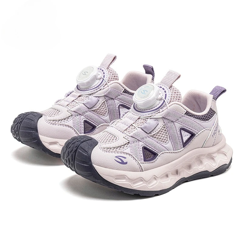 2026 Summer Kids Hollow Sneaker Sandals Rotary Buckle Breathable Mesh Soft Sole Running Footwear for Boys Girls Outdoor Wear
2026 Summer Kids Hollow Sneaker Sandals Rotary Buckle Breathable Mesh Soft Sole Running Footwear for Boys Girls Outdoor Wear