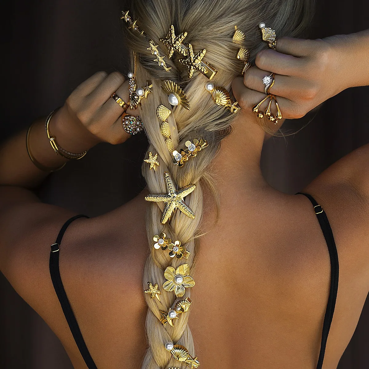 15pcs set DIY Hair Accessories Wholesale Jewelry Personality Star Flower Bride Headgear Women Hairpin Clip
15pcs set DIY Hair Accessories Wholesale Jewelry Personality Star Flower Bride Headgear Women Hairpin Clip