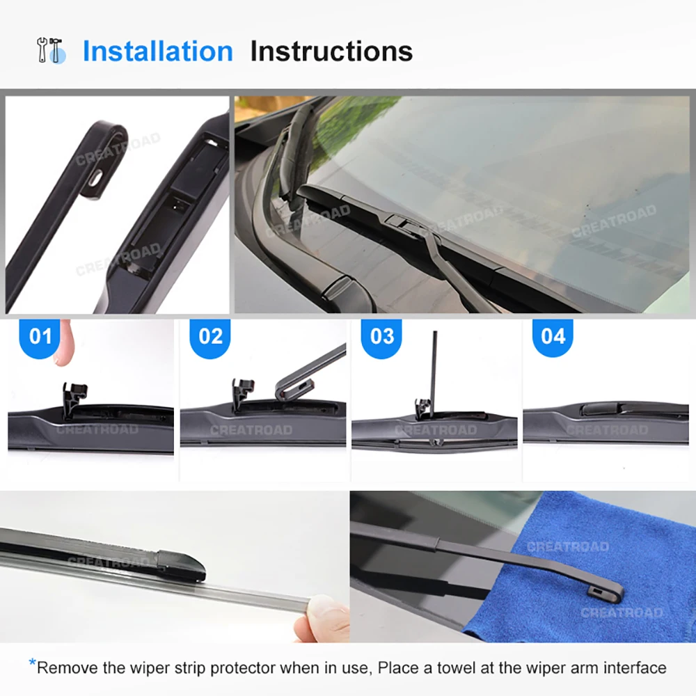 Wiper For Subaru Outback MK3 2005-2009 2006 2007 2008 Front Wiper Blades Windshield Windscreen Window Brush 24"+18"
Wiper For Subaru Outback MK3 2005-2009 2006 2007 2008 Front Wiper Blades Windshield Windscreen Window Brush 24"+18"