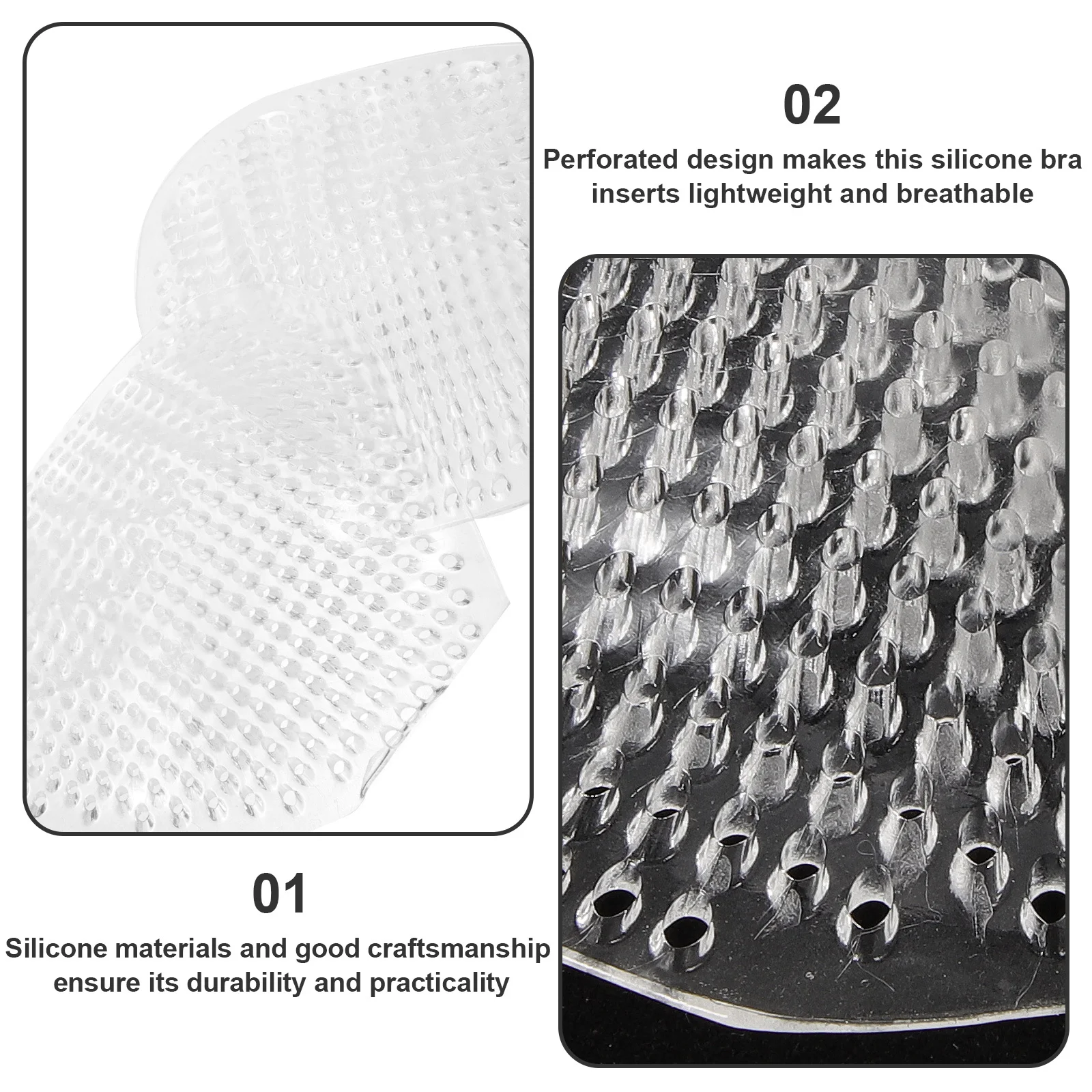 1 Pair Silicone Bra Inserts Pads For Women Washable Reusable Lightweight Seamless Bra Pads Insert Pad
1 Pair Silicone Bra Inserts Pads For Women Washable Reusable Lightweight Seamless Bra Pads Insert Pad