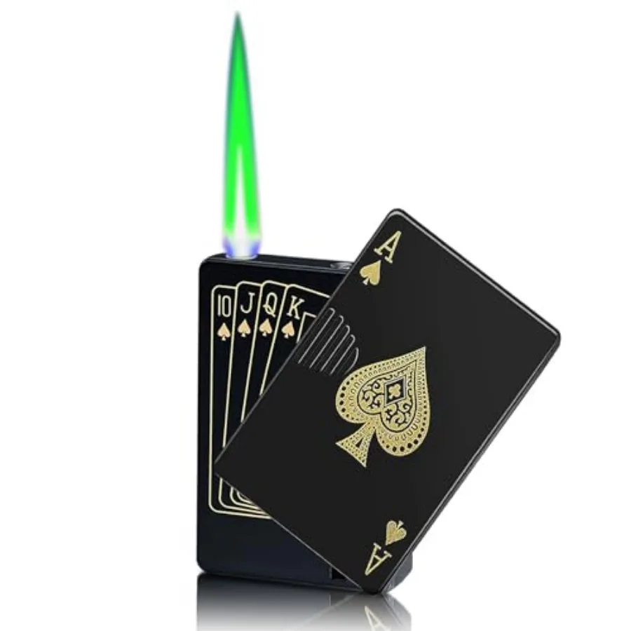 Jet Torch Lighter, Refillable Butane Playing Card Lighter, Exquisite Packaging, Windproof Lighters, Cool Lighter for Men, Candl
Jet Torch Lighter, Refillable Butane Playing Card Lighter, Exquisite Packaging, Windproof Lighters, Cool Lighter for Men, Candl