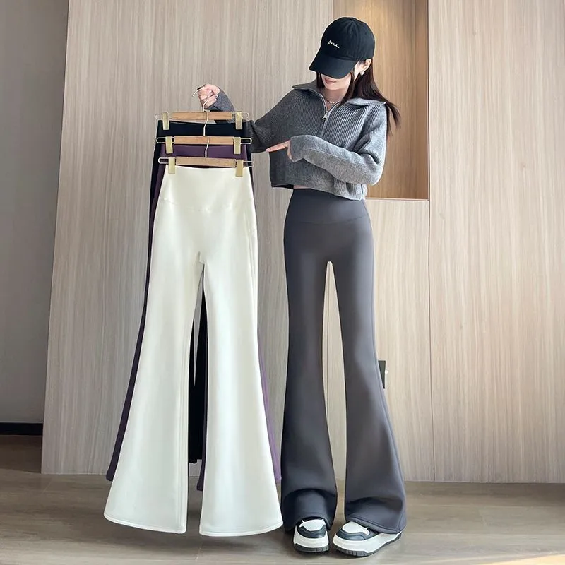 Женские повседневные брюки Slim Fit для йоги с расклешенным дизайном, на флисовой подкладке, с эластичным поясом из фибры
Женские повседневные брюки Slim Fit для йоги с расклешенным дизайном, на флисовой подкладке, с эластичным поясом из фибры