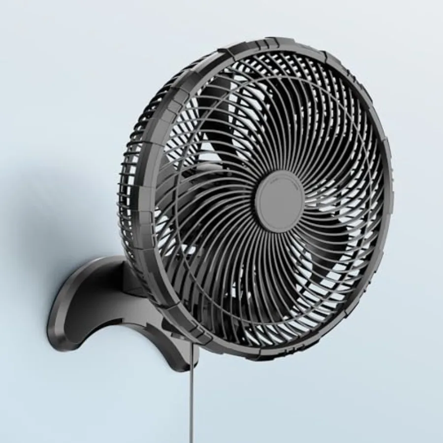 12 Inch Wall Mount Fan Quiet Wall Fan with Timer 9.8ft Wired Remote 80 Oscillation 100 Adjustable 3 Speeds High Velocity for RV
12 Inch Wall Mount Fan Quiet Wall Fan with Timer 9.8ft Wired Remote 80 Oscillation 100 Adjustable 3 Speeds High Velocity for RV