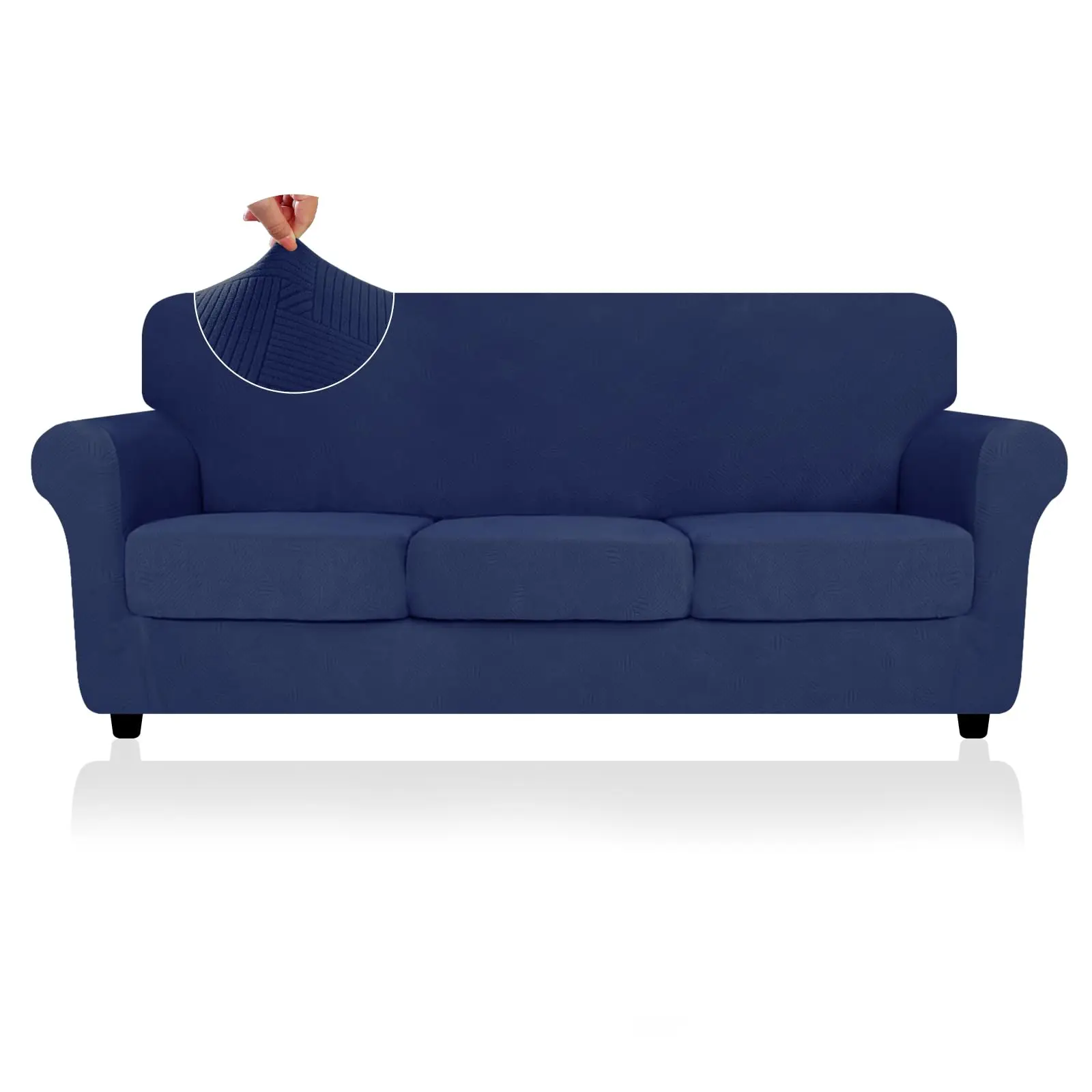 2 Piece Stretch Armchair Slipcover With Elastic Band Non-Slip Seat And Base Cover Blue
2 Piece Stretch Armchair Slipcover With Elastic Band Non-Slip Seat And Base Cover Blue