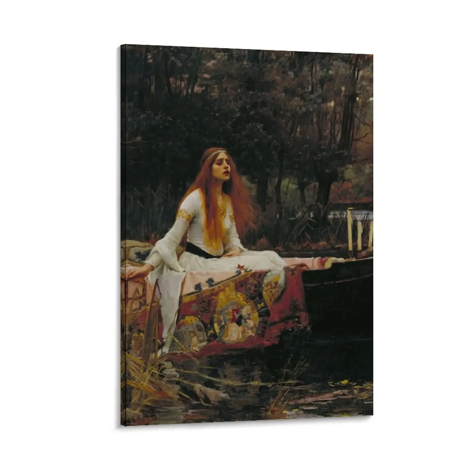 Waterhouse's The Lady of Shallot Canvas Painting anime room decor vintage home decor Wall decoration frame wall decoration
Waterhouse's The Lady of Shallot Canvas Painting anime room decor vintage home decor Wall decoration frame wall decoration