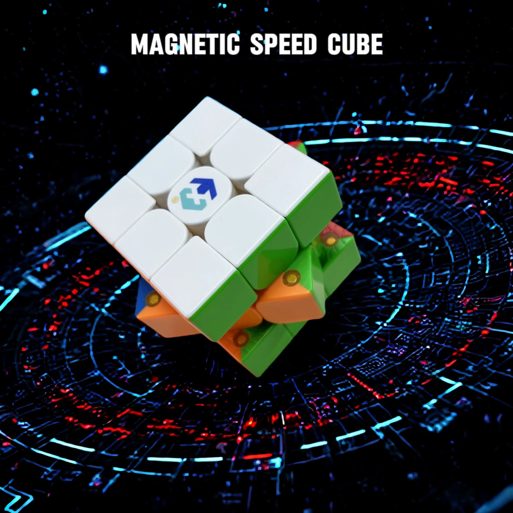 Magnetic Speed Cube with Silent Magnetic Locking, Anti-Twist Corners & Tool-Free Tuning, Stable & Fast 3x3 Cube for Training
Magnetic Speed Cube with Silent Magnetic Locking, Anti-Twist Corners & Tool-Free Tuning, Stable & Fast 3x3 Cube for Training