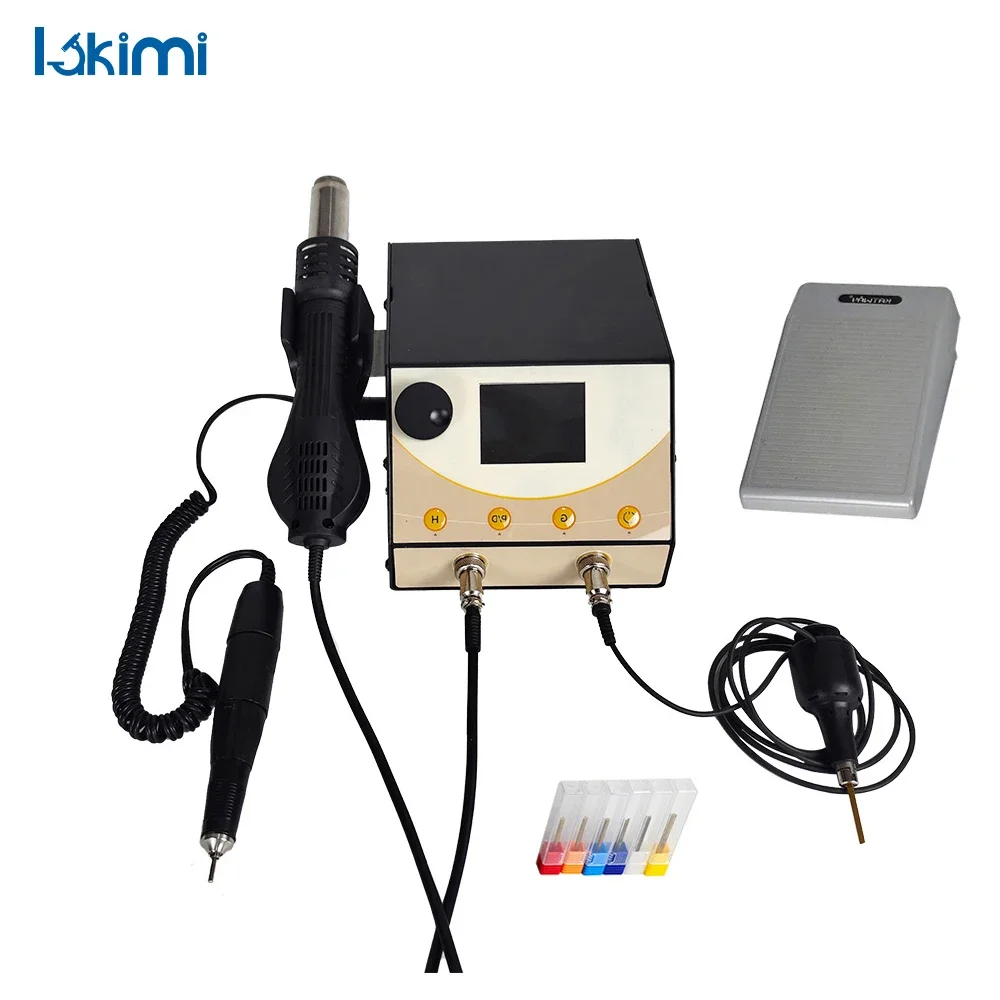 3-in-1 Professional Jewelry Engraving Machine Lakimi Airless Design Powerful Hand Engraving and Stone Setting LK-R01
3-in-1 Professional Jewelry Engraving Machine Lakimi Airless Design Powerful Hand Engraving and Stone Setting LK-R01