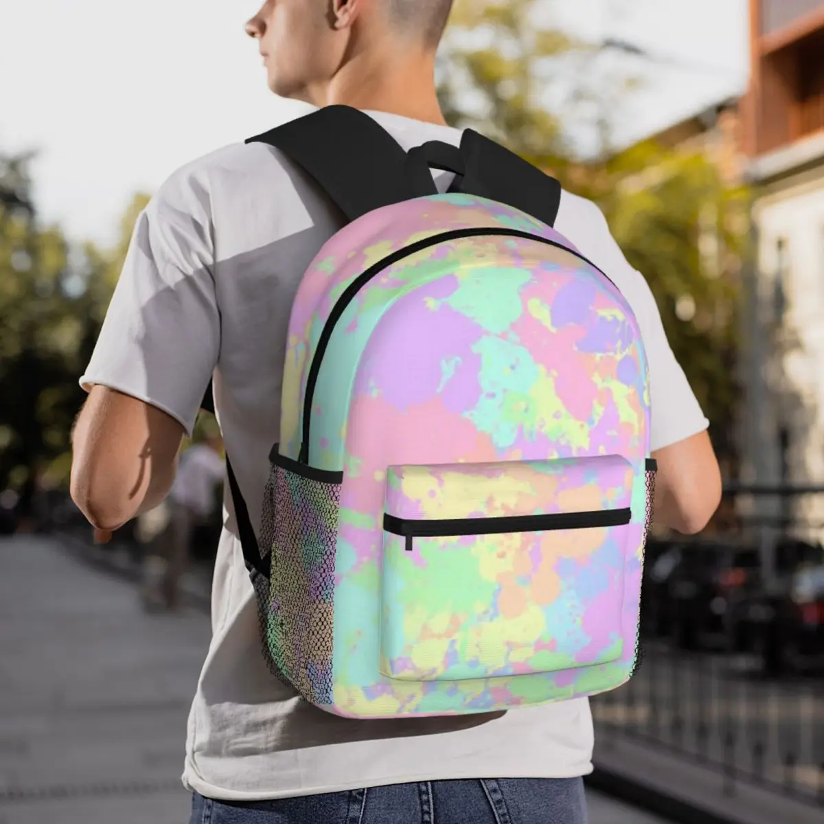 Multicolored Paint Splatter Artist Graffiti Backpack Daypack Large Capacity Kids BookBag School Bag Shoulder Bags for Men Women
Multicolored Paint Splatter Artist Graffiti Backpack Daypack Large Capacity Kids BookBag School Bag Shoulder Bags for Men Women