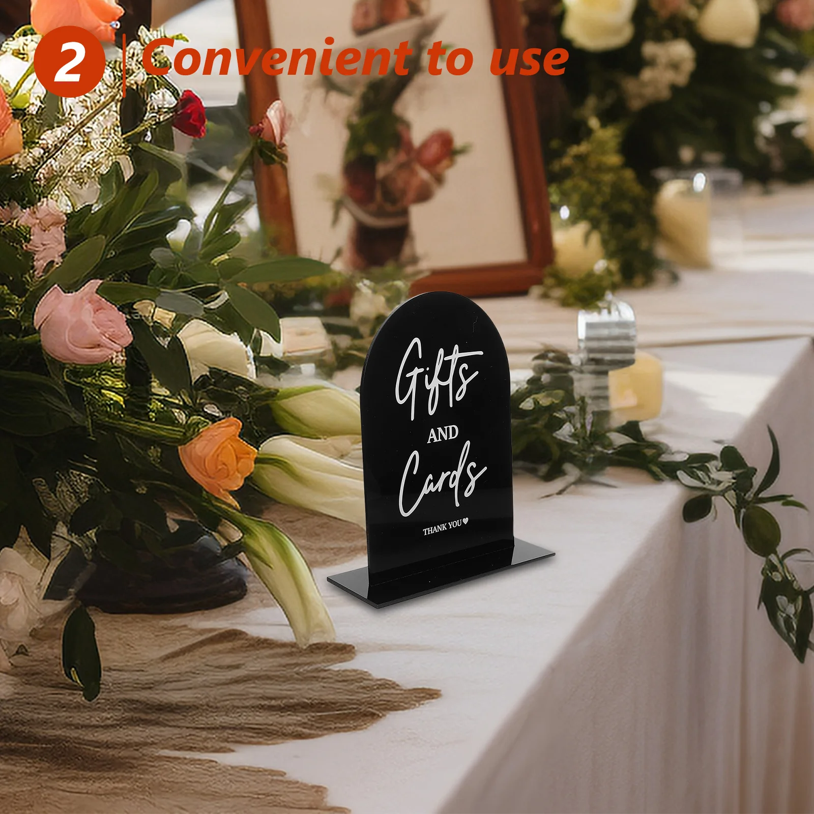 4Pcs Acrylic Wedding Table Signs Reusable Elegant Gift Table Sign for Engagement Bridal Shower Party Cards and Gifts Sign
4Pcs Acrylic Wedding Table Signs Reusable Elegant Gift Table Sign for Engagement Bridal Shower Party Cards and Gifts Sign