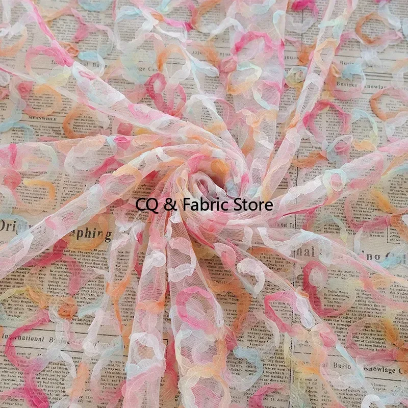 Mesh Floral Dress Embroidered Fabric Spring/summer Contrasting Color Dress Small Suspender Decorative Fabric Designer Fabric
Mesh Floral Dress Embroidered Fabric Spring/summer Contrasting Color Dress Small Suspender Decorative Fabric Designer Fabric