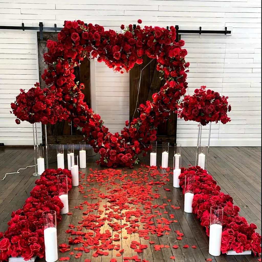 Wedding Flower Decoration Big Heart With Artificial Roses Neon Sign Marry Me
Wedding Flower Decoration Big Heart With Artificial Roses Neon Sign Marry Me