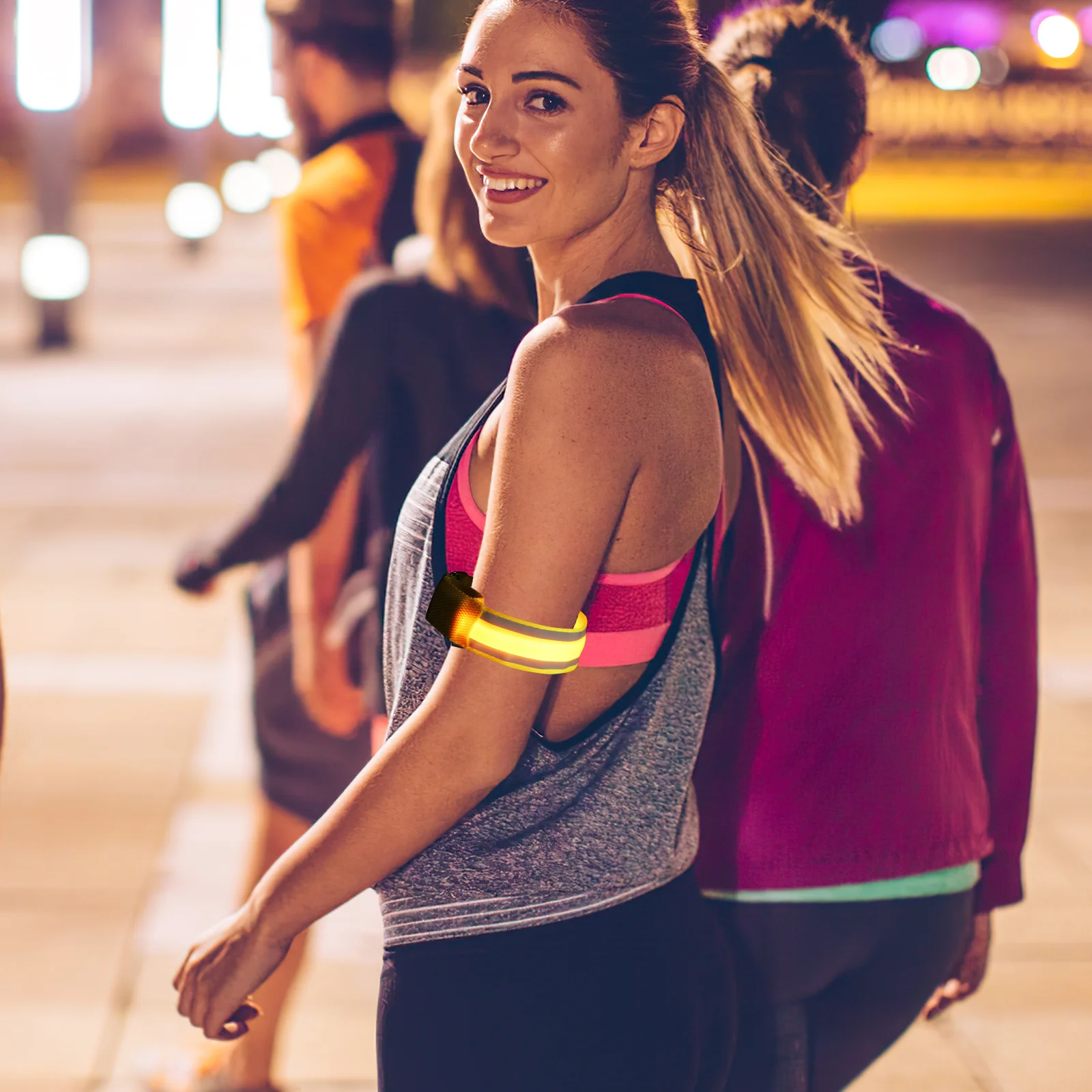 2Pcs LED Armband Running Supplies Adjustable Lightweight Fluorescent Wristband Night Signal Lamp Reflective Running Gear
2Pcs LED Armband Running Supplies Adjustable Lightweight Fluorescent Wristband Night Signal Lamp Reflective Running Gear