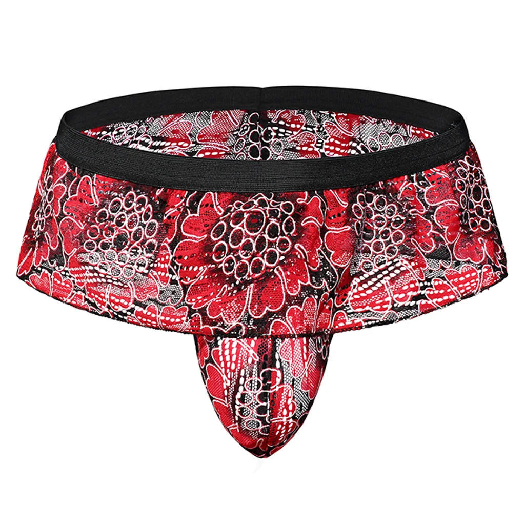 Men's Printed Mesh Skirted Thong, Sexy Sheer Lace Mini Skirt T-Back Underwear
Men's Printed Mesh Skirted Thong, Sexy Sheer Lace Mini Skirt T-Back Underwear
