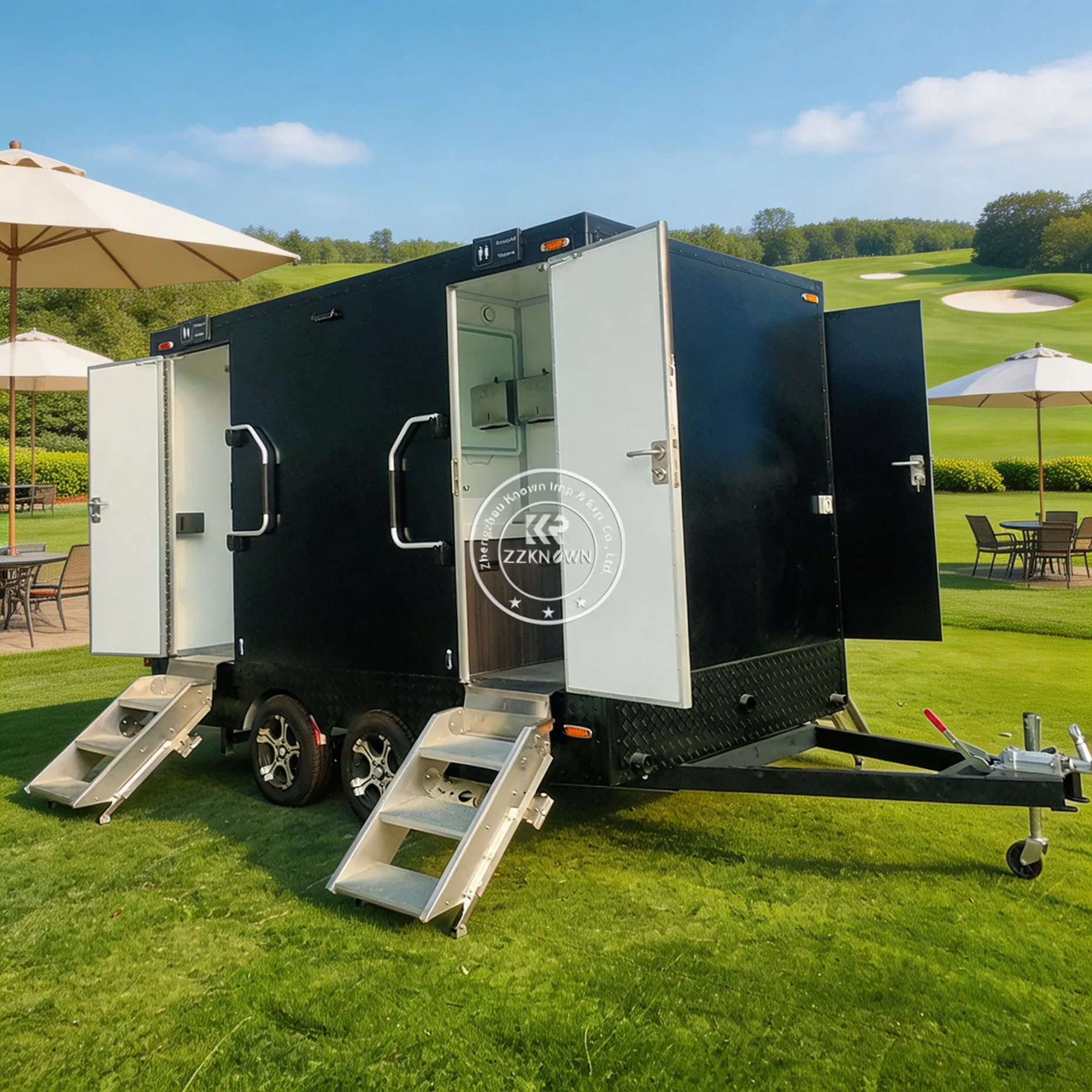 High Quality Shower Room Mobile Outdoor Shower Room Trailer Portable Restroom Toilet Moveable Toilet and Shower Trailer
High Quality Shower Room Mobile Outdoor Shower Room Trailer Portable Restroom Toilet Moveable Toilet and Shower Trailer