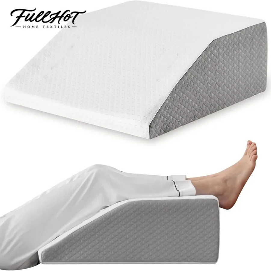 FULLHOT Memory Foam Leg Wedge Pillow, 8 Inch Elevating Leg Pillow for Side Sleeping, Rest, and Post-Surgery Support Cushion Bed
FULLHOT Memory Foam Leg Wedge Pillow, 8 Inch Elevating Leg Pillow for Side Sleeping, Rest, and Post-Surgery Support Cushion Bed