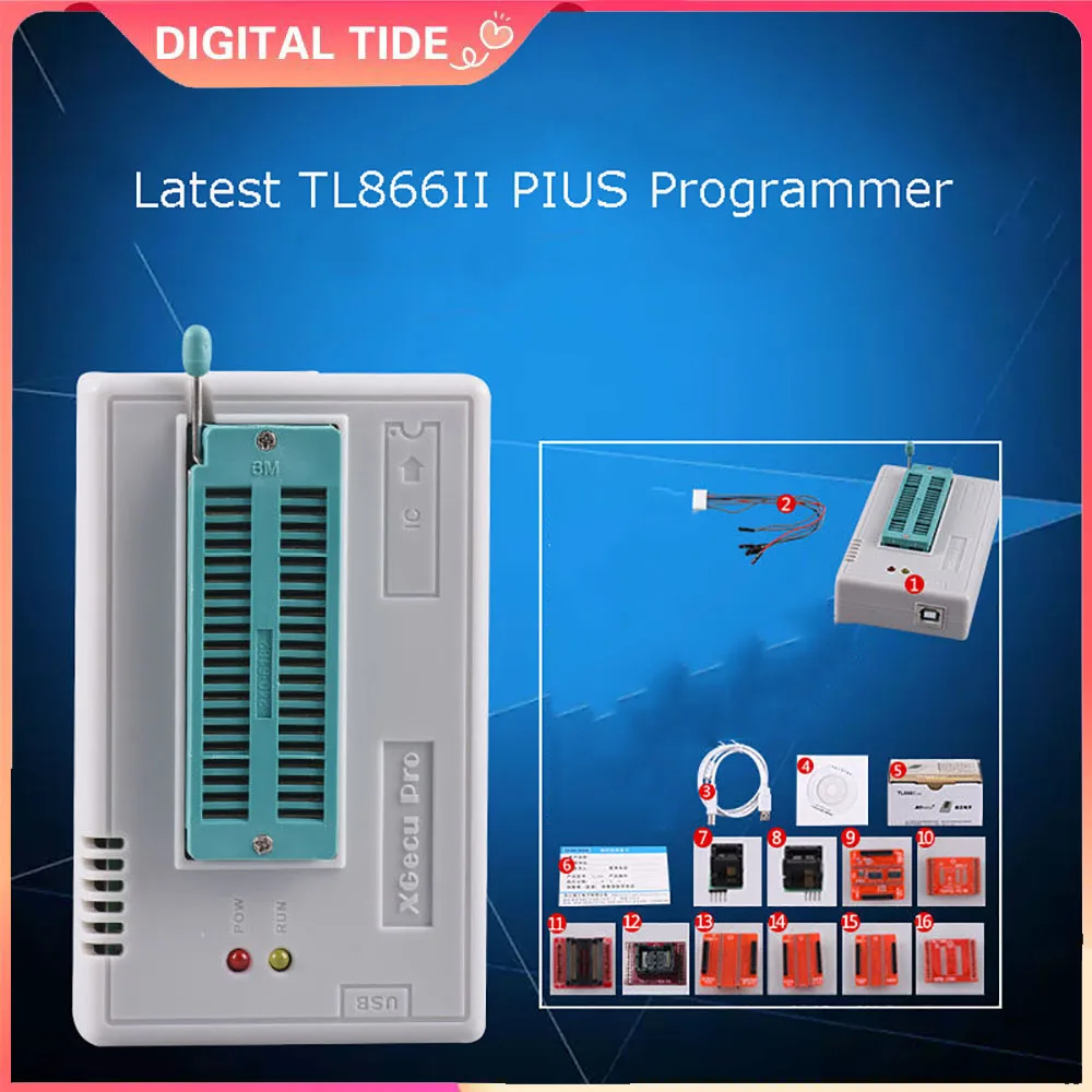 TL866 third generation Original authentic TL866II plus T48 universal programmer
TL866 third generation Original authentic TL866II plus T48 universal programmer