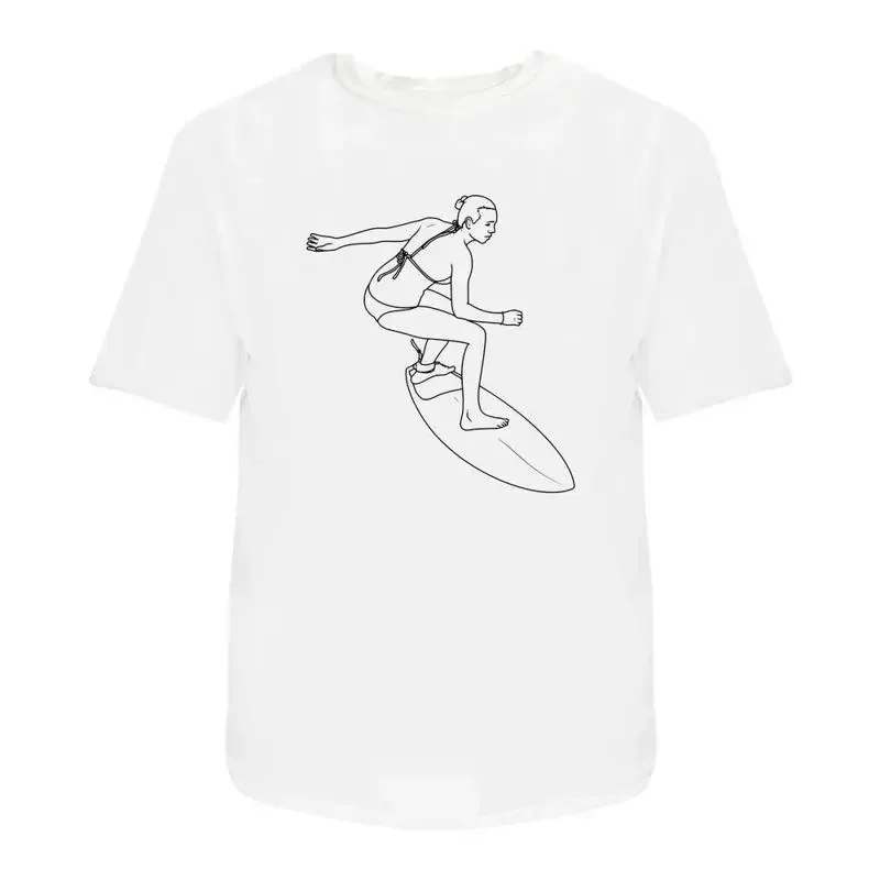 Surfing Woman' Cotton T Shirt Ta046665
Surfing Woman' Cotton T Shirt Ta046665