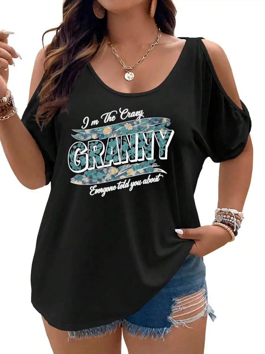 Women Black Cold Shoulder Top With Back Tie Detail Summer Loose Fit Batwing Sleeve
Women Black Cold Shoulder Top With Back Tie Detail Summer Loose Fit Batwing Sleeve