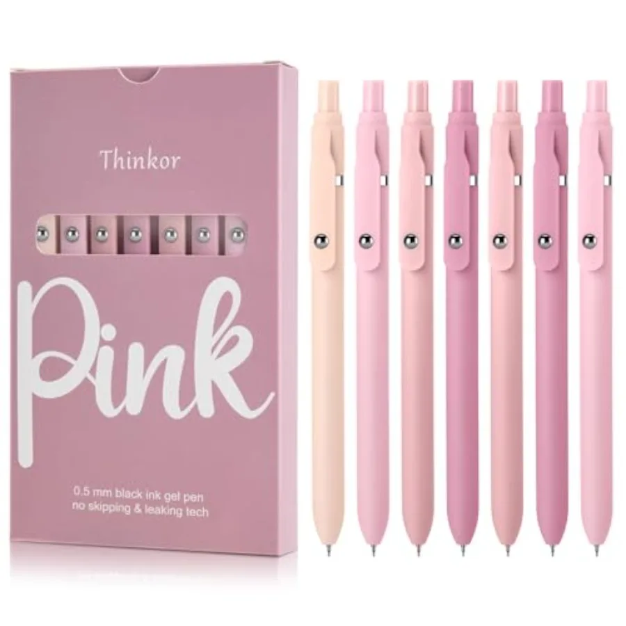 Gel Pens Black Ink, 0.5mm Quick Dry Fine Point Smooth Writing Pens, Cute Office School Supplies Gifts for Women Student
Gel Pens Black Ink, 0.5mm Quick Dry Fine Point Smooth Writing Pens, Cute Office School Supplies Gifts for Women Student