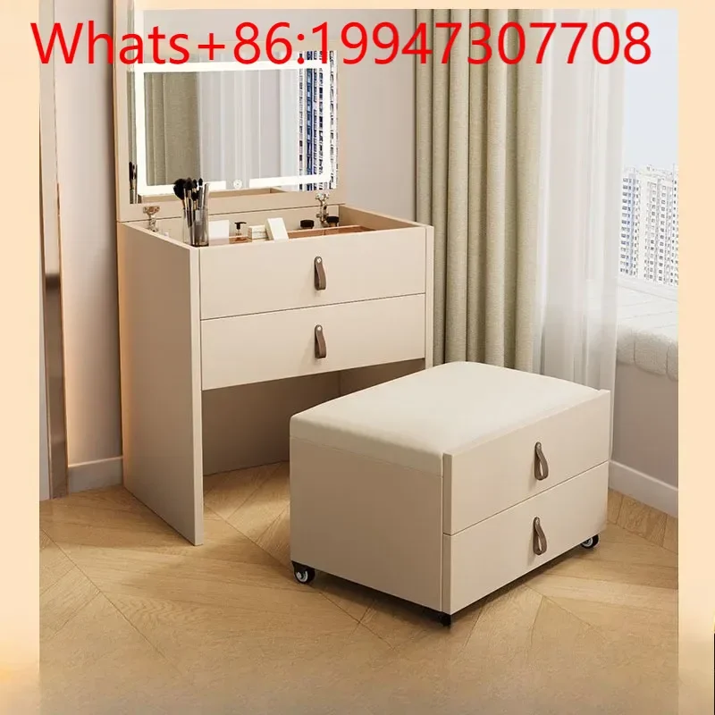 Solid wood dresser, bedroom home, bedside table integrated small flip cover dressing table stool chest storage cabinet
Solid wood dresser, bedroom home, bedside table integrated small flip cover dressing table stool chest storage cabinet