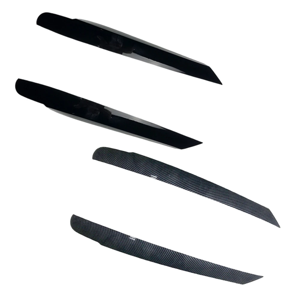 Headlight Eyebrows Glossy Black/Carbon Fiber Look Finish Headlight Eyebrows Lamp Cover Eyelid Cover Trim Sticker
Headlight Eyebrows Glossy Black/Carbon Fiber Look Finish Headlight Eyebrows Lamp Cover Eyelid Cover Trim Sticker