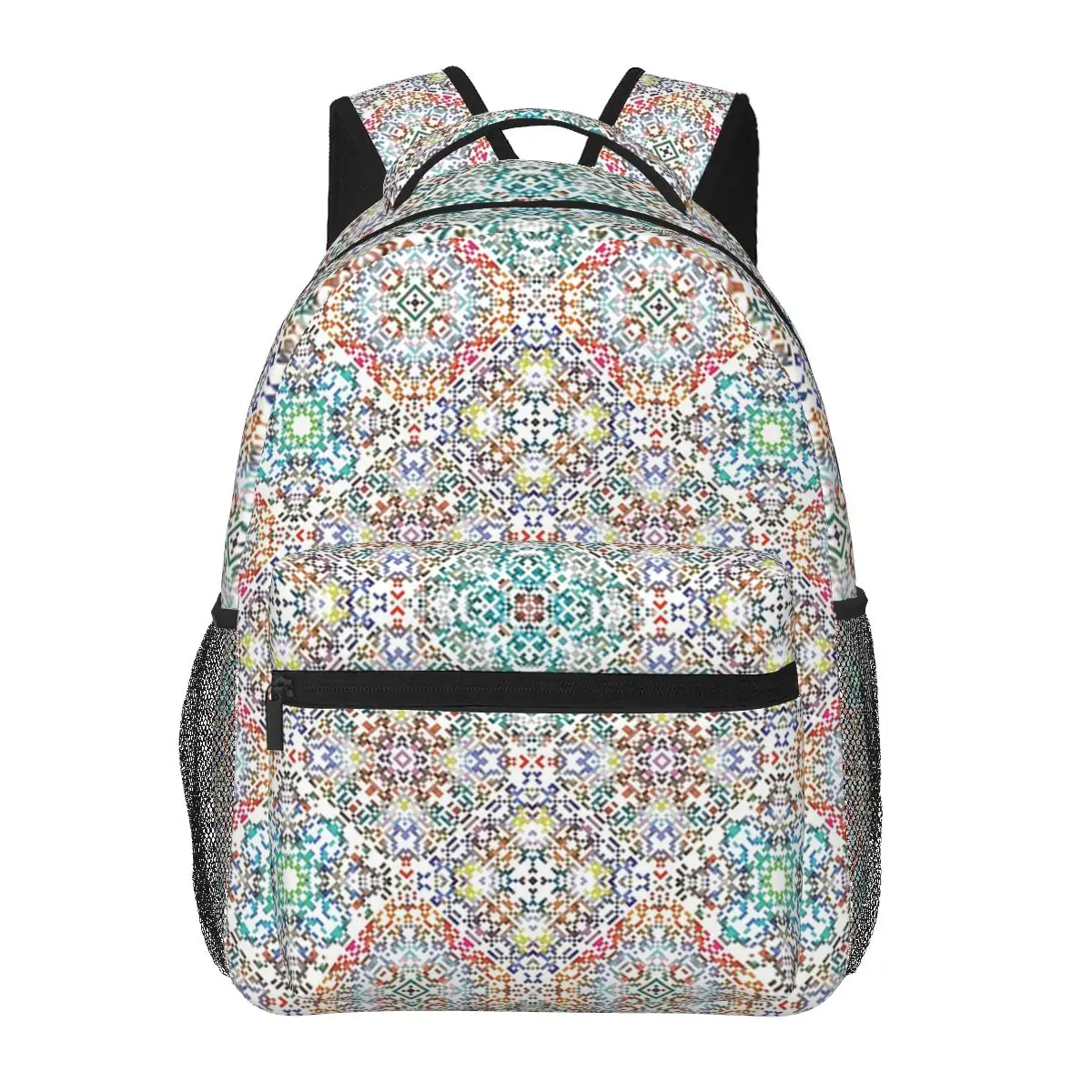 Ethnic Boho Ornament Tribal Pattern Folk Motif Backpack Hot Sale Daypack Children BookBag School Bag Shoulder Bags for Men Women
Ethnic Boho Ornament Tribal Pattern Folk Motif Backpack Hot Sale Daypack Children BookBag School Bag Shoulder Bags for Men Women