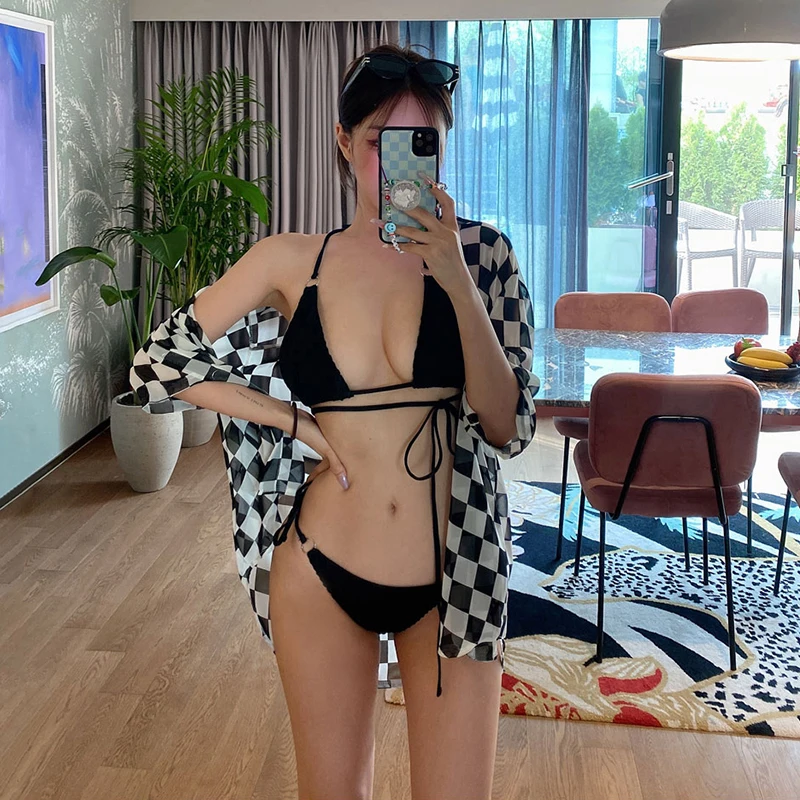 Женский новый купальник-бикини 2026 года с топом-бюстье, сексуальный, для небольшой груди, с ремешками, пляжный, из нейлона, с подкладкой для груди, без...
Женский новый купальник-бикини 2026 года с топом-бюстье, сексуальный, для небольшой груди, с ремешками, пляжный, из нейлона, с подкладкой для груди, без...