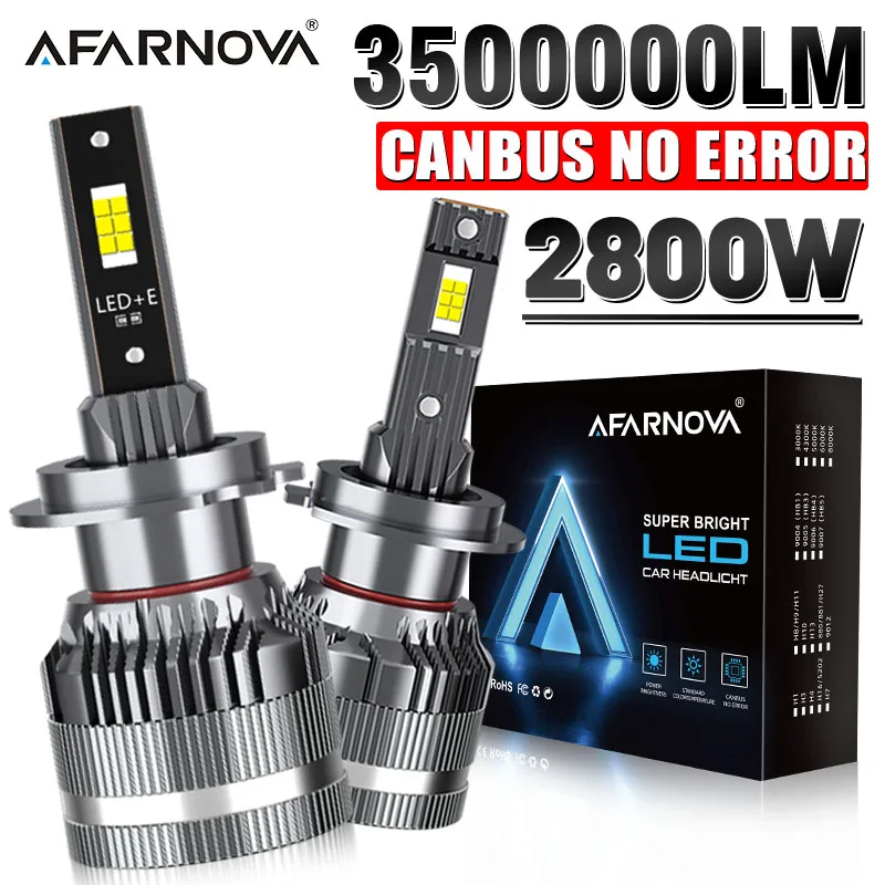 H7 H4 Светодиодные лампы Canbus H11 9005 HB3 9006 HB4 9012 2800 Вт 3500000LM Светодиодные фары 6000K для автомобиля 12 В аксессуары для авто
H7 H4 Светодиодные лампы Canbus H11 9005 HB3 9006 HB4 9012 2800 Вт 3500000LM Светодиодные фары 6000K для автомобиля 12 В аксессуары для авто