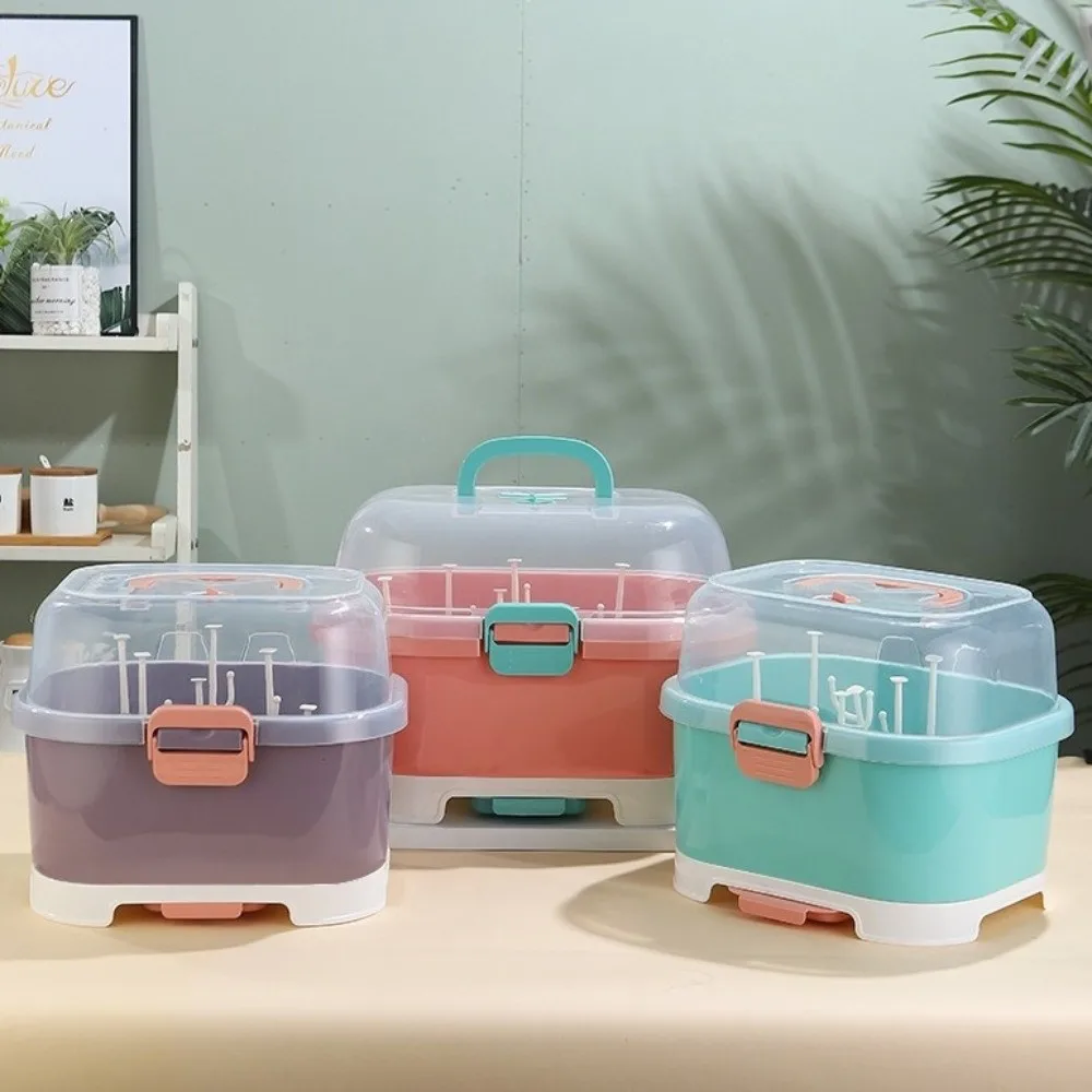 Plastic Bottle Storage Organizer Large Capacity Removable Drip Tray Toddler Bottle Drying Rack Space Saving Multi-Functional
Plastic Bottle Storage Organizer Large Capacity Removable Drip Tray Toddler Bottle Drying Rack Space Saving Multi-Functional