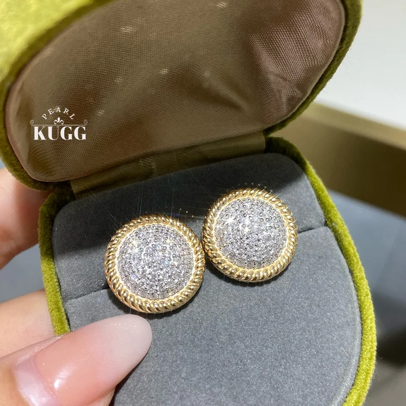 KUGG серьги из 100% желтого золота 18 карат 1,76 карата, серьги с настоящими натуральными бриллиантами для женщин, роскошные элегантные стильные ювелирные изделия для вечеринок
KUGG серьги из 100% желтого золота 18 карат 1,76 карата, серьги с настоящими натуральными бриллиантами для женщин, роскошные элегантные стильные ювелирные изделия для вечеринок