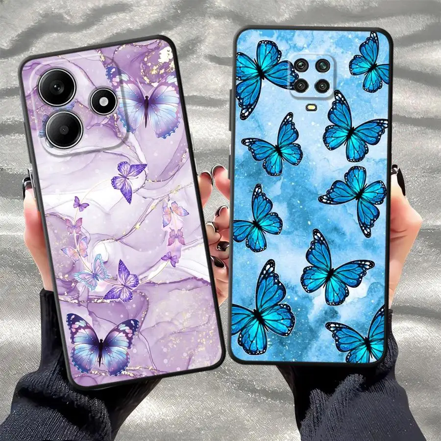 Marble Butterfly Soft Funda Back Phone Cover Case for Xiaomi Poco F4 C71 F5 F3 X4 X3 Pro C85 X3 NFC
Marble Butterfly Soft Funda Back Phone Cover Case for Xiaomi Poco F4 C71 F5 F3 X4 X3 Pro C85 X3 NFC