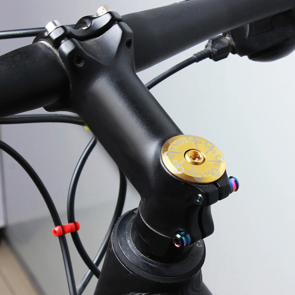 Titanium Alloy Headset Cap for 1 inch 28 6mm Threadless Stem Lightweight Bike Fork Cover Suitable Mountain Road Accessories
Titanium Alloy Headset Cap for 1 inch 28 6mm Threadless Stem Lightweight Bike Fork Cover Suitable Mountain Road Accessories