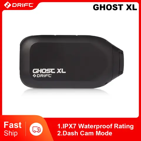 Drift Innovation Kamera akcji Ghost XL 1080 Kamera wideo Full HD z obrotowym obiektywem i trybem kamery na deskę rozdzielczą Wodoodporna kamera IPX7
