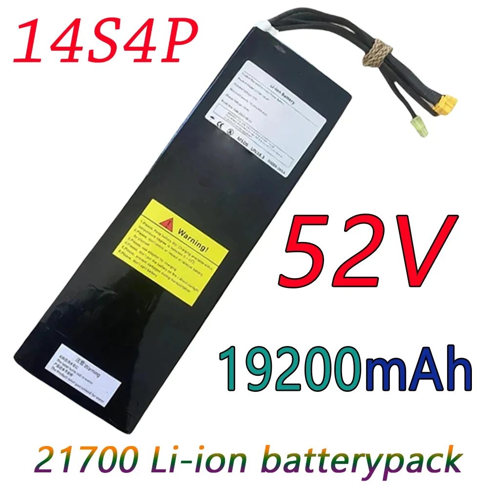 21700 52V 19.2Ah 14S4P Li-ion Battery Pack Dual Port Fast Charging Suitable For Dual Drive Electric Scooters
21700 52V 19.2Ah 14S4P Li-ion Battery Pack Dual Port Fast Charging Suitable For Dual Drive Electric Scooters