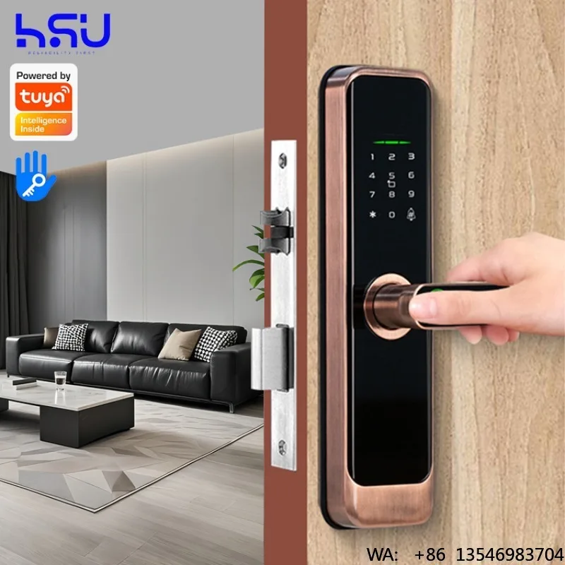Digital Smart Doorlock Passcode Home Wooden Small Electronic Mini Fingerprint Wooden Security Door Handle Lock
Digital Smart Doorlock Passcode Home Wooden Small Electronic Mini Fingerprint Wooden Security Door Handle Lock
