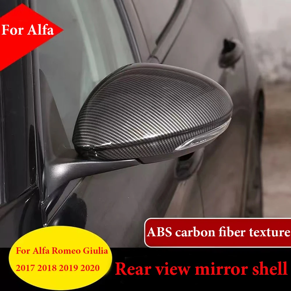 ABS Carbon Fiber Car Side Rearview Mirror Decorate Cover Trim for Alfa Romeo Giulia 2017-2020 Auto Exterior Accessories
ABS Carbon Fiber Car Side Rearview Mirror Decorate Cover Trim for Alfa Romeo Giulia 2017-2020 Auto Exterior Accessories