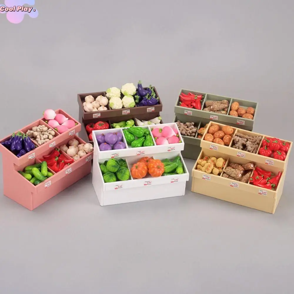 Miniature Furniture Doll Mini Vegetable Rack Storage Rack Vegetable Stall Simulated Snack Cabinet Cartoon Fruit Rack
Miniature Furniture Doll Mini Vegetable Rack Storage Rack Vegetable Stall Simulated Snack Cabinet Cartoon Fruit Rack
