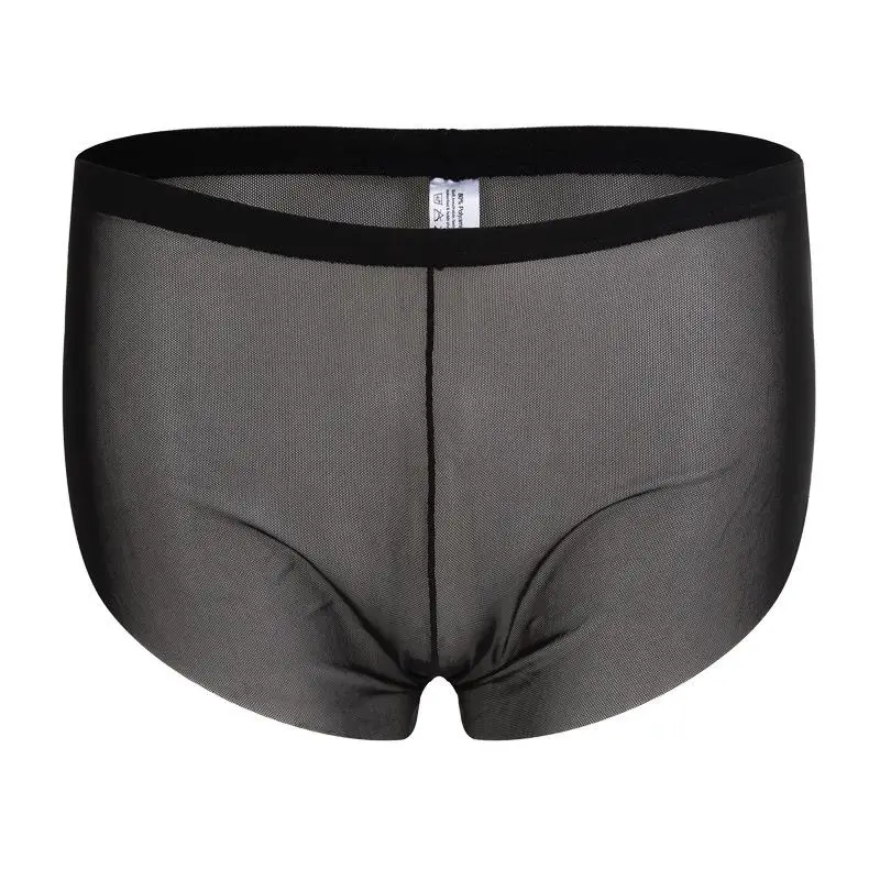 Men's Mesh Fabric Boxer Shorts Breathable Underwear Thin Home Comfort mid Waist Nylon Pure Color Spring Season Non Seamless
Men's Mesh Fabric Boxer Shorts Breathable Underwear Thin Home Comfort mid Waist Nylon Pure Color Spring Season Non Seamless