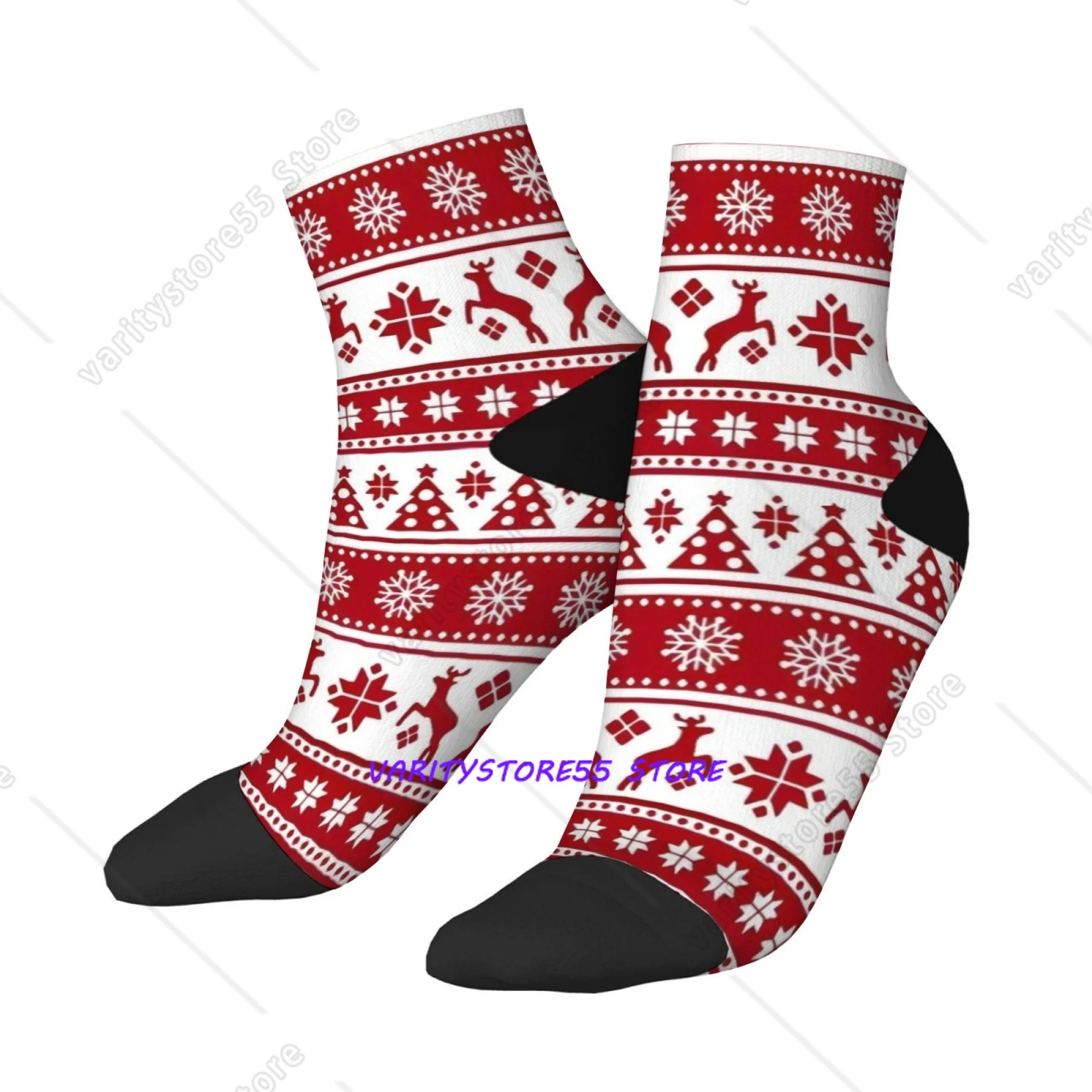 Red elk Christmas style Short Socks Polyester Blend Comfortable Casual Socks for Women Men Unisex Soft Breathable Lightweight
Red elk Christmas style Short Socks Polyester Blend Comfortable Casual Socks for Women Men Unisex Soft Breathable Lightweight