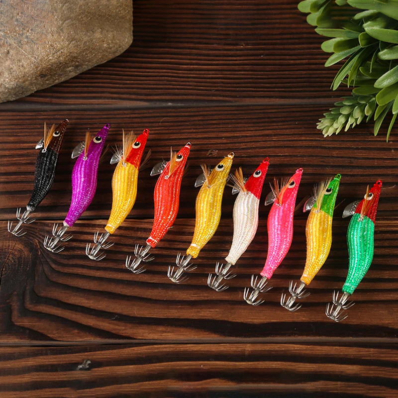Small Squid Jig Eging Lure Realistic Artificial Bait for Squid & Octopus Fishing Pesca Calamari Egi Jigging Bait
Small Squid Jig Eging Lure Realistic Artificial Bait for Squid & Octopus Fishing Pesca Calamari Egi Jigging Bait