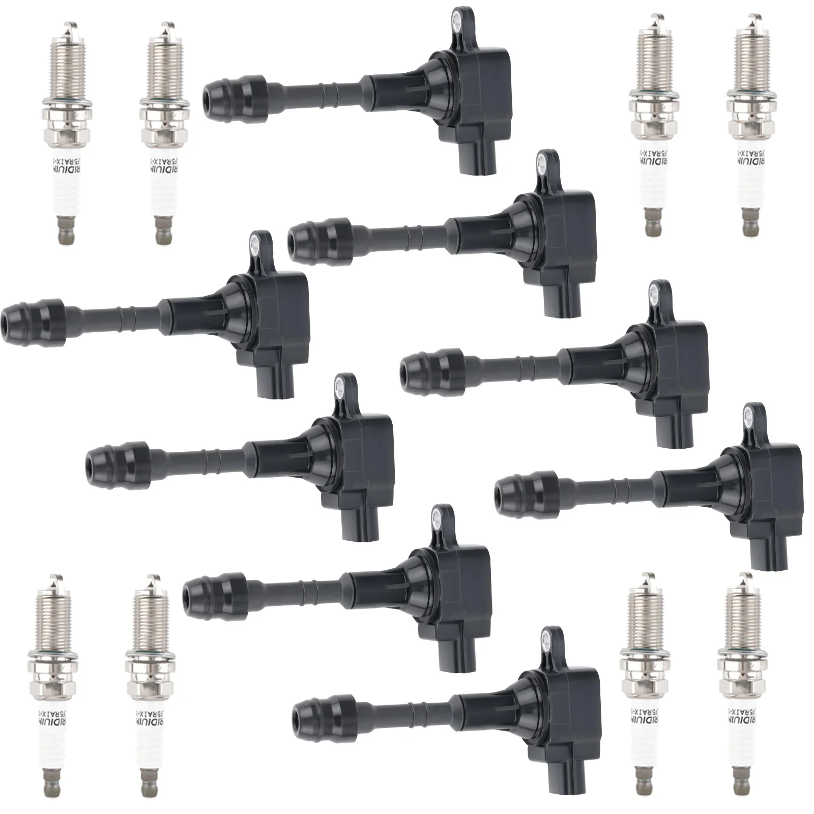 Set of 8 Ignition + Spark Plugs For Infiniti QX5 Nissan Armada Pathfinder Titan
Set of 8 Ignition + Spark Plugs For Infiniti QX5 Nissan Armada Pathfinder Titan