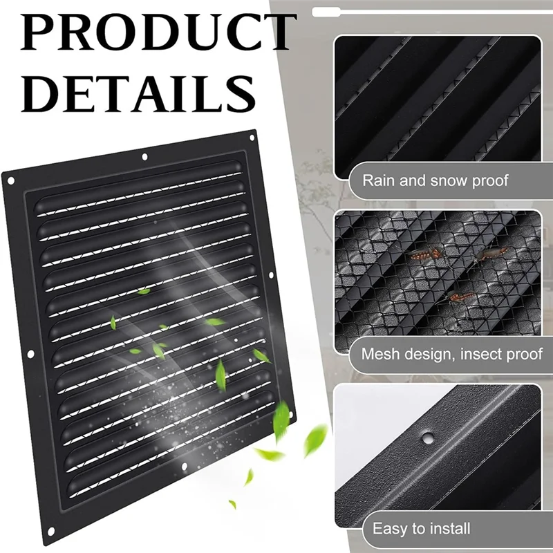 A84X-Shed Gable Vent 10 "X 10" 2 шт. для дома Настенное вентиляционное отверстие с вентиляционными крышками для экрана для дома, гаража, вентиляционное отверстие на чердаке
A84X-Shed Gable Vent 10 "X 10" 2 шт. для дома Настенное вентиляционное отверстие с вентиляционными крышками для экрана для дома, гаража, вентиляционное отверстие на чердаке